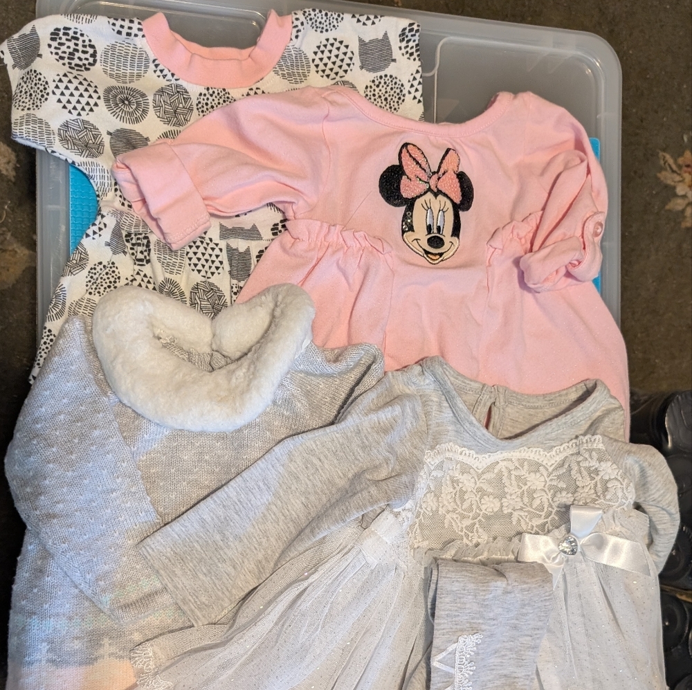 Box#5     ♨️ 5 For $35 ♨️    Four Baby Dresses